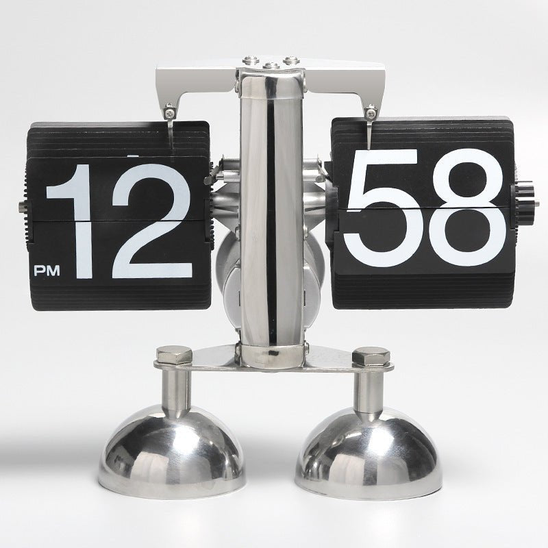 Automatic Turning Retro Minimalist Home Clock - Asmota