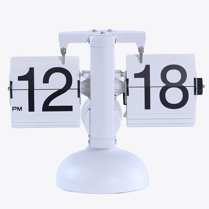 Automatic Turning Retro Minimalist Home Clock - Asmota