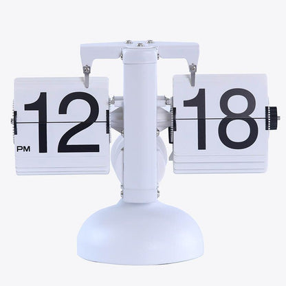 Automatic Turning Retro Minimalist Home Clock - Asmota