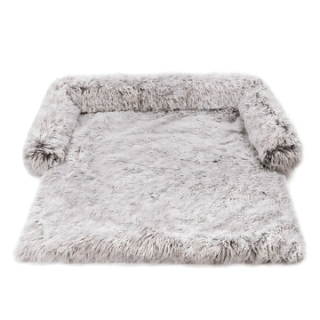 Kennel Plush Fabric Dog Bed with Dual Use Sofa Blanket