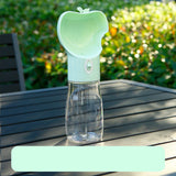 Large Capacity Transparent Plastic Dog Water and Food Bowl Bottle