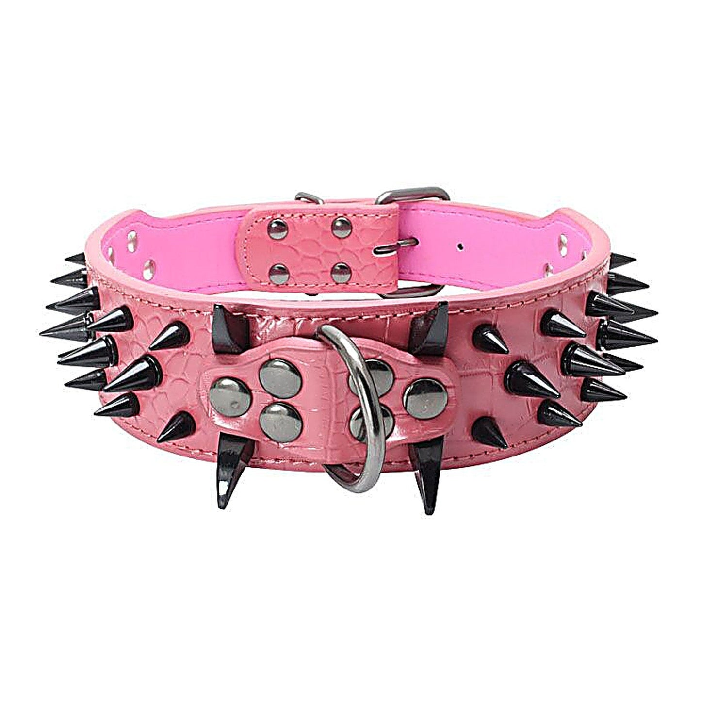 Explosion Proof Rivet Bite Resistant Large Dog Collar