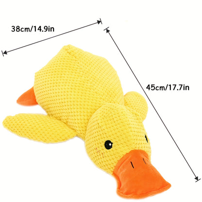 Best Pet Supplies Dog Toys For Small Medium And Large Breeds Cute No-Stuffed And Stuffed Duck With Soft Squeaky Fun For Indoor Puppies And Premium Puppies Plush No Mess Chewing And Playing