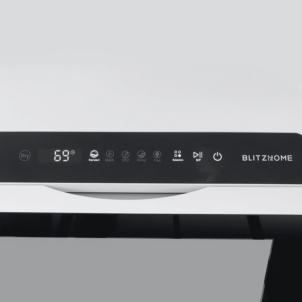 BlitzHome®BH - CDW1 Smart Portable Countertop Dishwasher US Plug with APP Control, 4 - 6 Sets Big Capacity, Dual Water Inlet Modes, 360°Spraying, 75°High Temperature, Five Cleaning Modes, Drying Function - Asmota