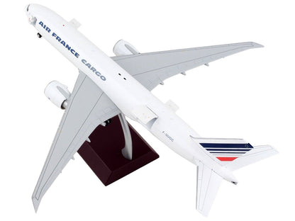 Boeing 777F Commercial Aircraft "Air France Cargo" White with Striped Tail "Gemini 200 - Interactive" Series 1/200 Diecast Model Airplane by GeminiJets - Asmota