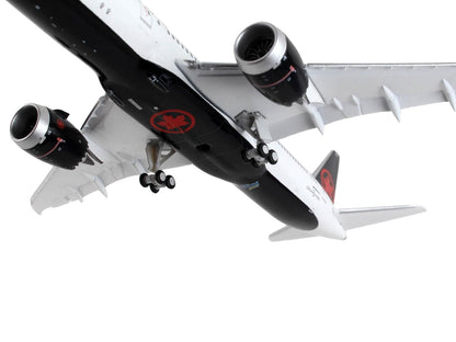 Boeing 787 - 9 Commercial Aircraft with Flaps Down "Air Canada" White with Black Tail 1/400 Diecast Model Airplane by GeminiJets - Asmota