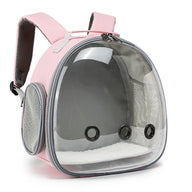 Transparent Plastic Dog Carrier Backpack for Small Breeds