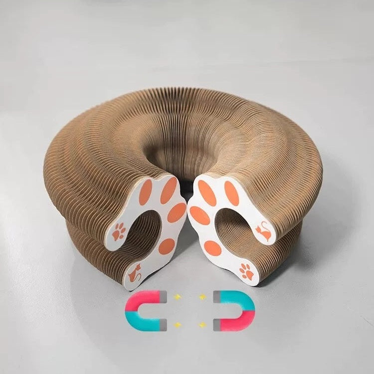 Folding Cat Scratcher, A Magical Foldable Toy