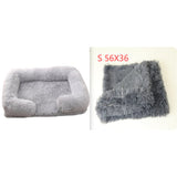 Plush Round Winter Dog Bed in Multiple Colors and Sizes