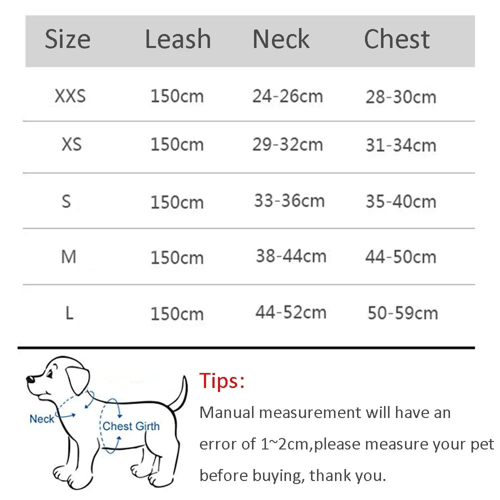 Cat Harness Leash Set Adjustable Dog Cat Collar for French Bulldog Harness Vest Puppy Chihuahua Pet Outdoor Walking Lead Leash - Asmota