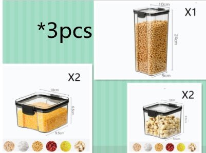 Cereals Kitchen Storage Jar Box - Asmota