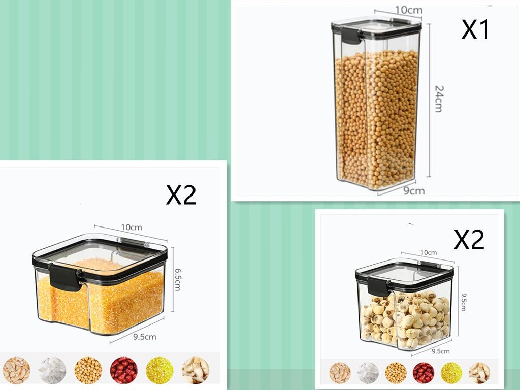 Cereals Kitchen Storage Jar Box - Asmota