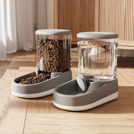 Automatic Dog Feeder and Water Fountain Combo in Plastic