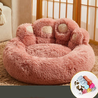 Fleece Lined Sofa Mattress Dog Bed for Medium to Large Dogs