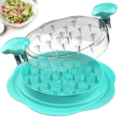 Chicken Shredder Chicken Shredder Tool Twist Stable Anti - Slip Meat Shredder Tool Twist Ergonomic Handle Meat Grinder Dishwasher - safe Transparent Lid Can Be Used As Pet Chicken Breast Separation - Asmota