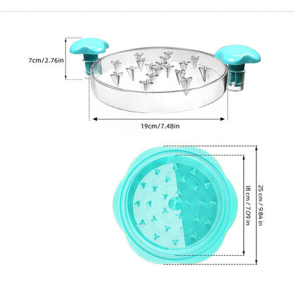 Chicken Shredder Chicken Shredder Tool Twist Stable Anti - Slip Meat Shredder Tool Twist Ergonomic Handle Meat Grinder Dishwasher - safe Transparent Lid Can Be Used As Pet Chicken Breast Separation - Asmota