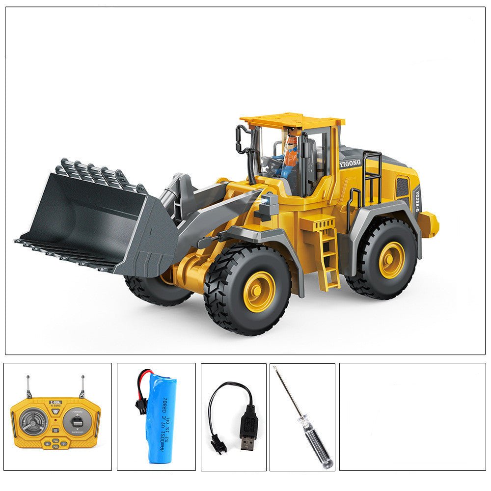 Children's Simple Alloy Charging Excavator Toy Car - Asmota