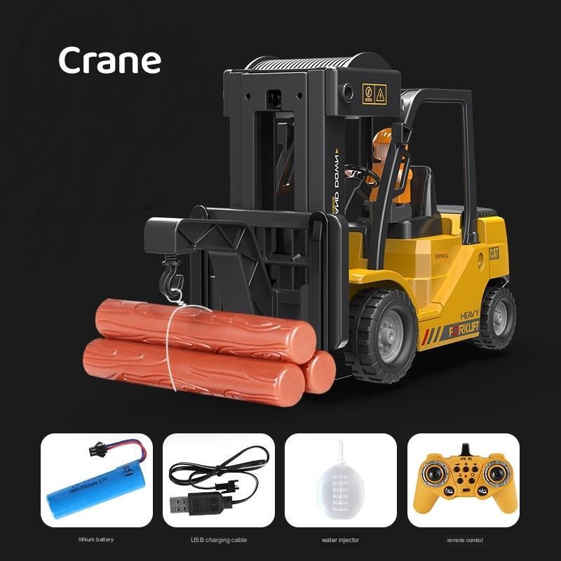 Children's Simple Alloy Charging Excavator Toy Car - Asmota