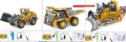 Children's Simple Alloy Charging Excavator Toy Car - Asmota