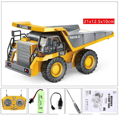 Children's Simple Alloy Charging Excavator Toy Car - Asmota