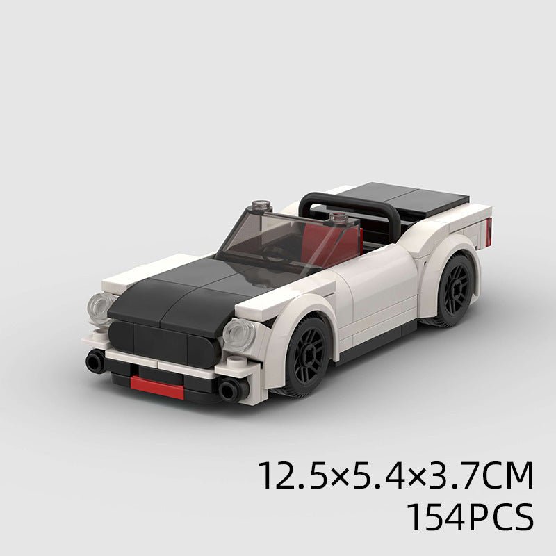Children's Toys Car Model Sports Car And Small Particle Building Blocks MOC Educational Toys - Asmota