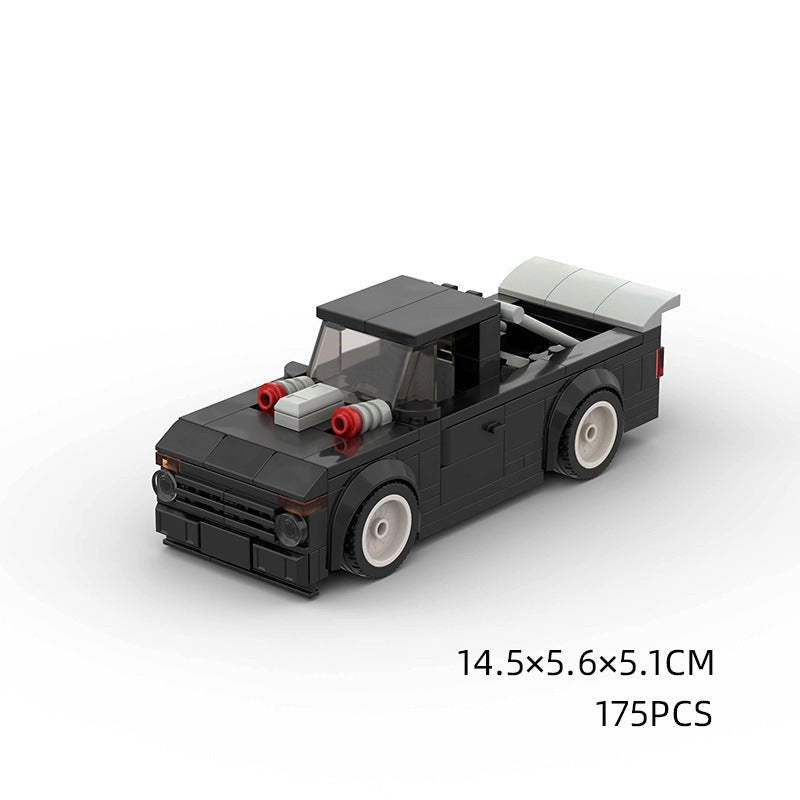 Children's Toys Car Model Sports Car And Small Particle Building Blocks MOC Educational Toys - Asmota