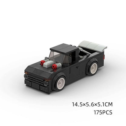 Children's Toys Car Model Sports Car And Small Particle Building Blocks MOC Educational Toys - Asmota