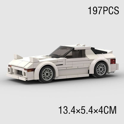 Children's Toys Car Model Sports Car And Small Particle Building Blocks MOC Educational Toys - Asmota