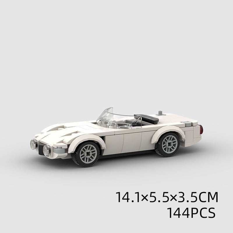 Children's Toys Car Model Sports Car And Small Particle Building Blocks MOC Educational Toys - Asmota