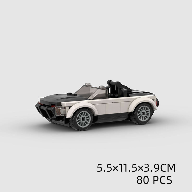 Children's Toys Car Model Sports Car And Small Particle Building Blocks MOC Educational Toys - Asmota