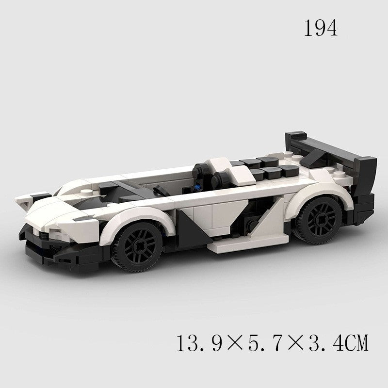 Children's Toys Car Model Sports Car And Small Particle Building Blocks MOC Educational Toys - Asmota