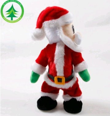 Christmas Decorations Electric Santa Toys Creative Twist Music Santa Claus Dolls - Asmota