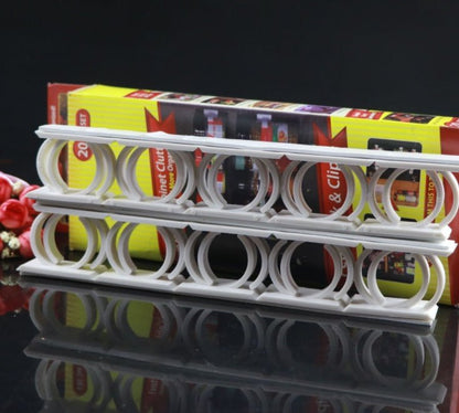 Clip N Store Storage Rack Spice Rack Kitchen Supplies Gadgets Bottle Racks - Asmota