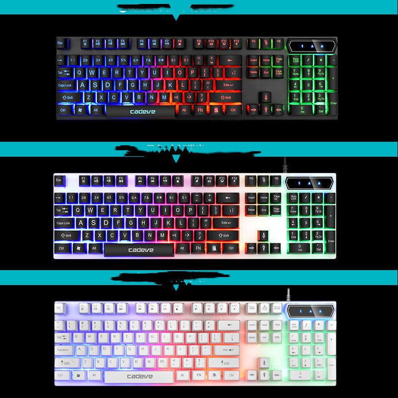 Colorful Backlit Gaming Usb Wired Gaming Keyboard - Asmota