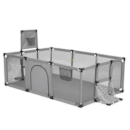Comomy Playpen 180 x 122 cm for Baby Playpen Foldable Safety Barrier Play Tent Playpen Baby Portable Baby Cradle - Asmota