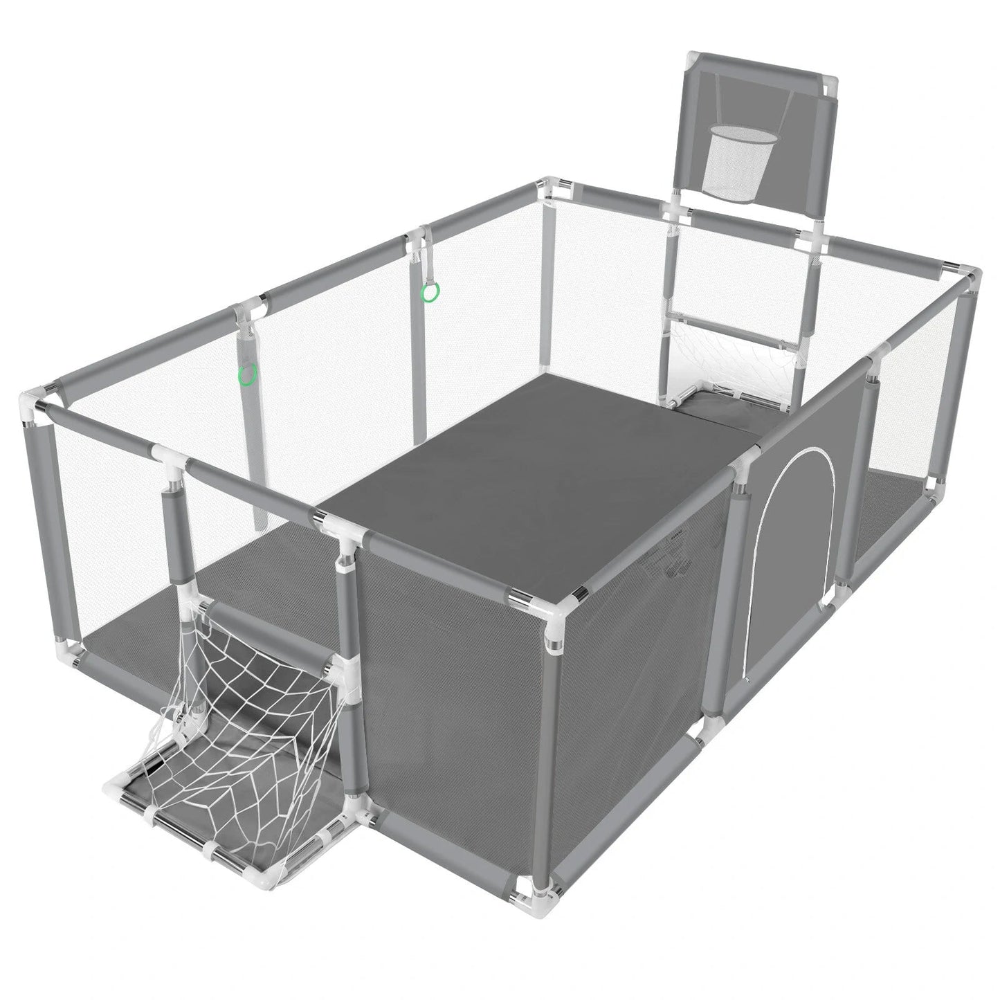 Comomy Playpen 180 x 122 cm for Baby Playpen Foldable Safety Barrier Play Tent Playpen Baby Portable Baby Cradle - Asmota