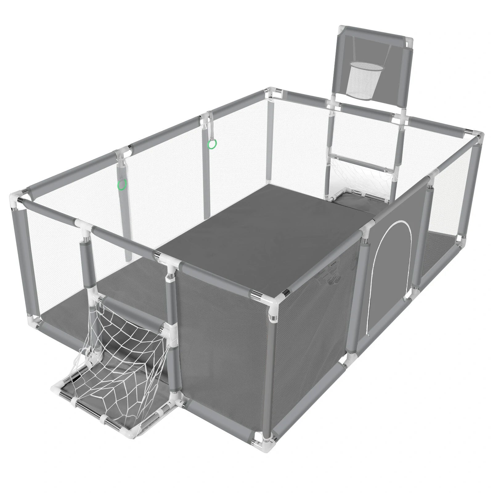 Comomy Playpen 180 x 122 cm for Baby Playpen Foldable Safety Barrier Play Tent Playpen Baby Portable Baby Cradle - Asmota