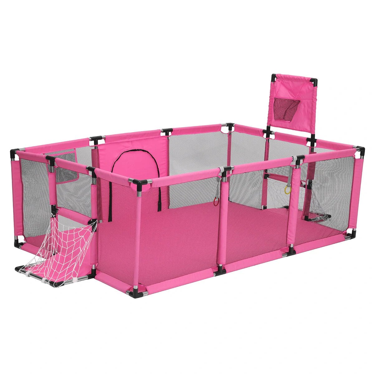 Comomy Playpen 180 x 122 cm for Baby Playpen Foldable Safety Barrier Play Tent Playpen Baby Portable Baby Cradle - Asmota