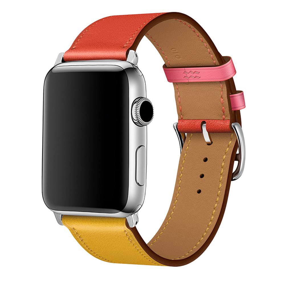 Contrast leather strap - Asmota