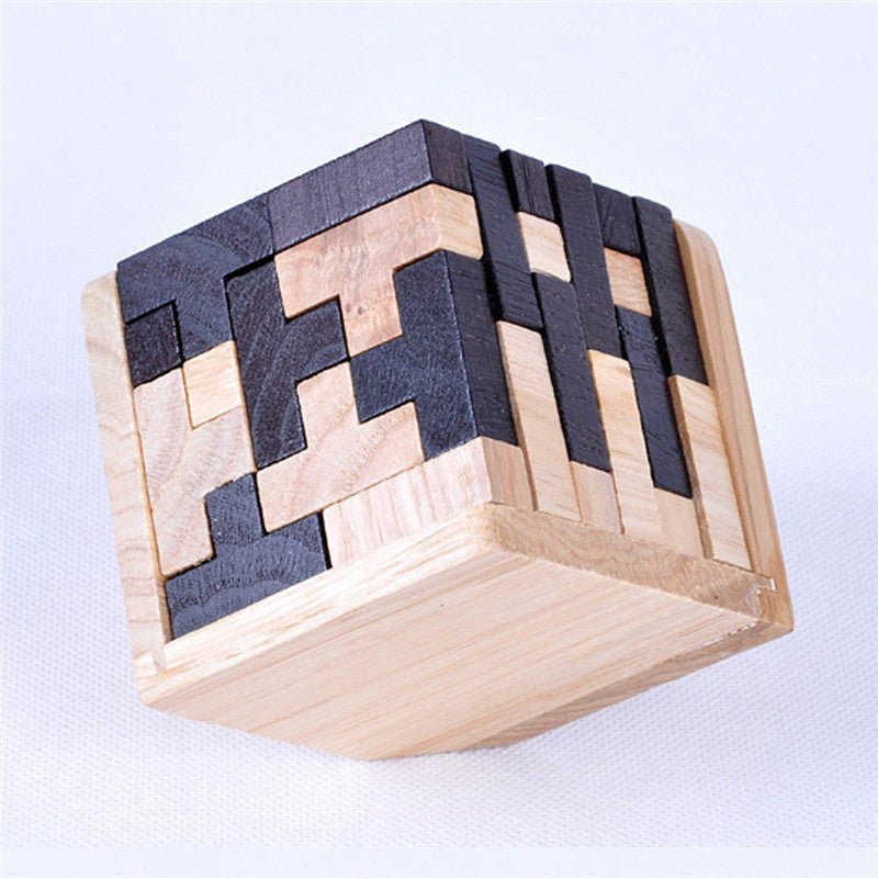 Creative 3D Puzzle Luban Interlocking Wooden Toy Early Educational Toys Puzzles - Asmota