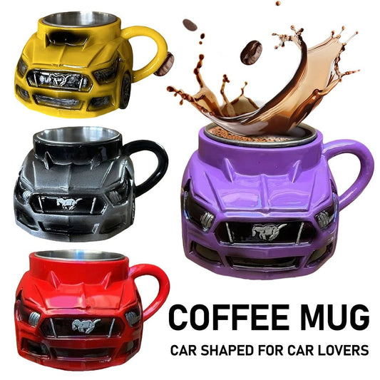 Creative Car Shaped Coffee Mug Coffee Cup Semi Truck Handcrafted Coffee Cups Novelty Drinkware Gifts For Home Office - Asmota