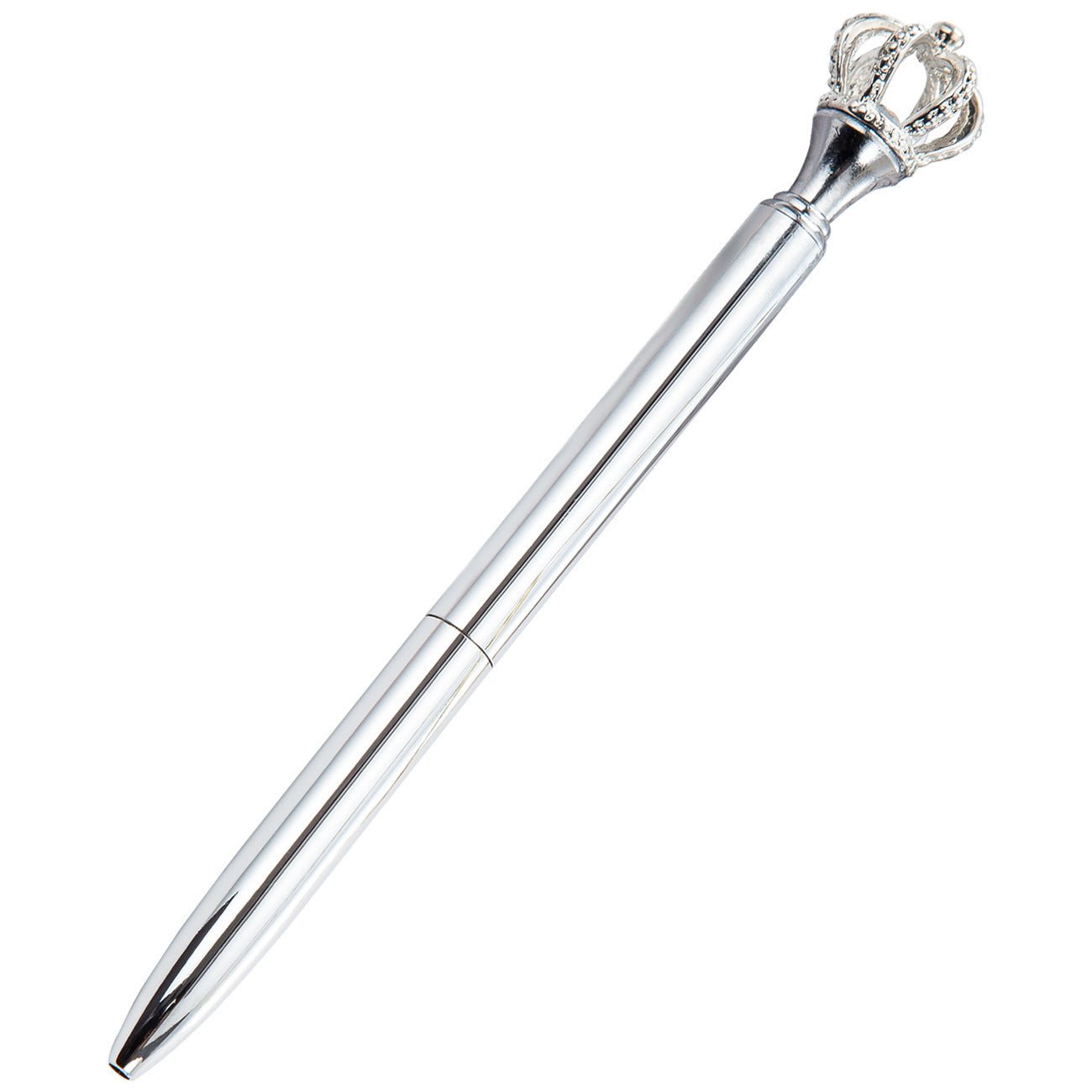 Crown Band Diamond Metal Ballpoint Pen Scepter Metal Pen Fashion Gift Pen - Asmota