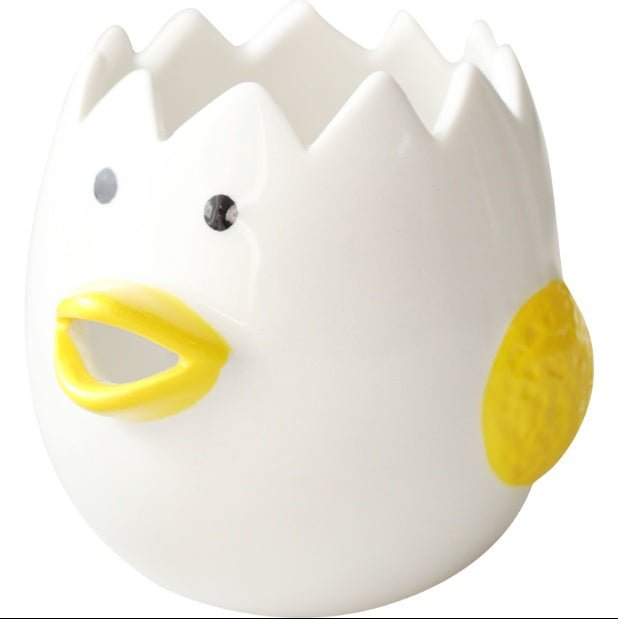 Cute Chicken Ceramic Egg White Separator Kitchen Accessories Practical - Asmota
