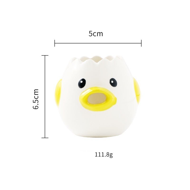 Cute Chicken Ceramic Egg White Separator Kitchen Accessories Practical - Asmota