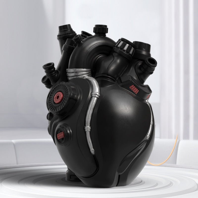 Cyber Punk Simulation Heart Vase Ornament Creative Technology Halloween Home Decor - Asmota