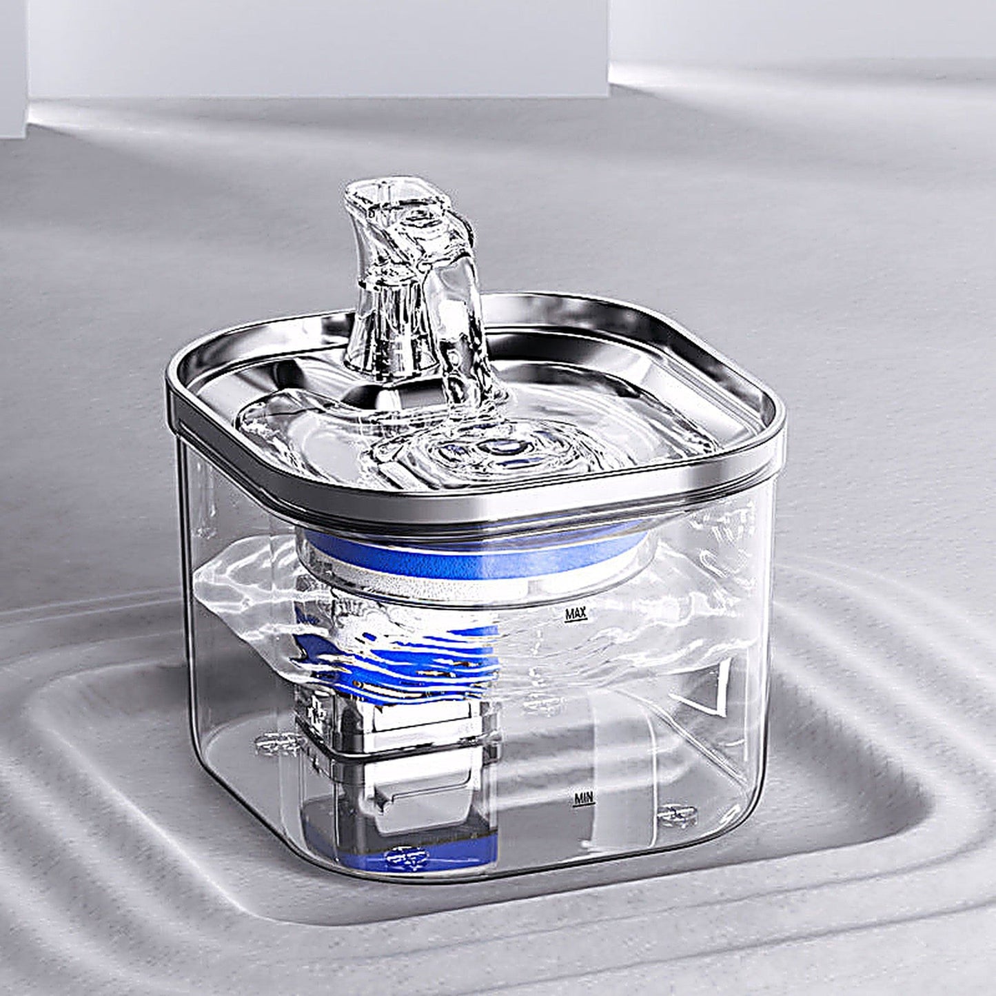 Stainless Steel Automatic Circulation Dog Water Fountain