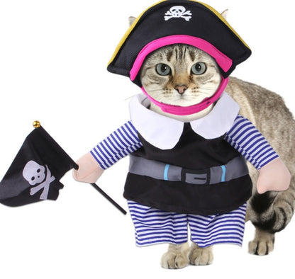 Cartoon Pet Cowboy Horseback Riding Costume Pet Supplies