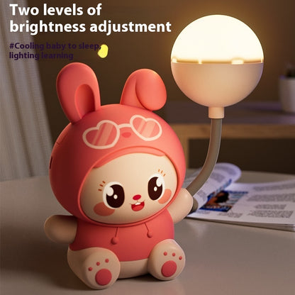 Cartoon Cute Pet Table Lamp Folding USB Charging Bedroom Bedside Lamp