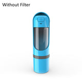 Filtered Cat Water Fountain in Transparent Plastic, Multiple Colors