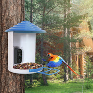 Smart Solar Bird Feeder with 1080p HD Camera and AI Motion Capture